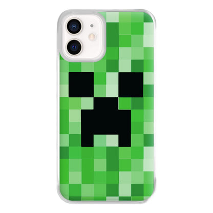 Creeper Face - Mining Phone Case for iPhone 13 Mini