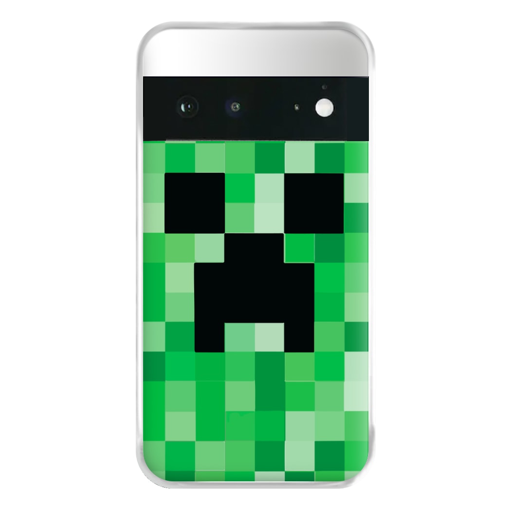 Creeper Face - Mining Phone Case for Google Pixel 6a