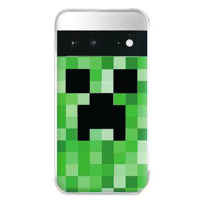 Creeper Face - Mining Phone Case for Google Pixel 6a