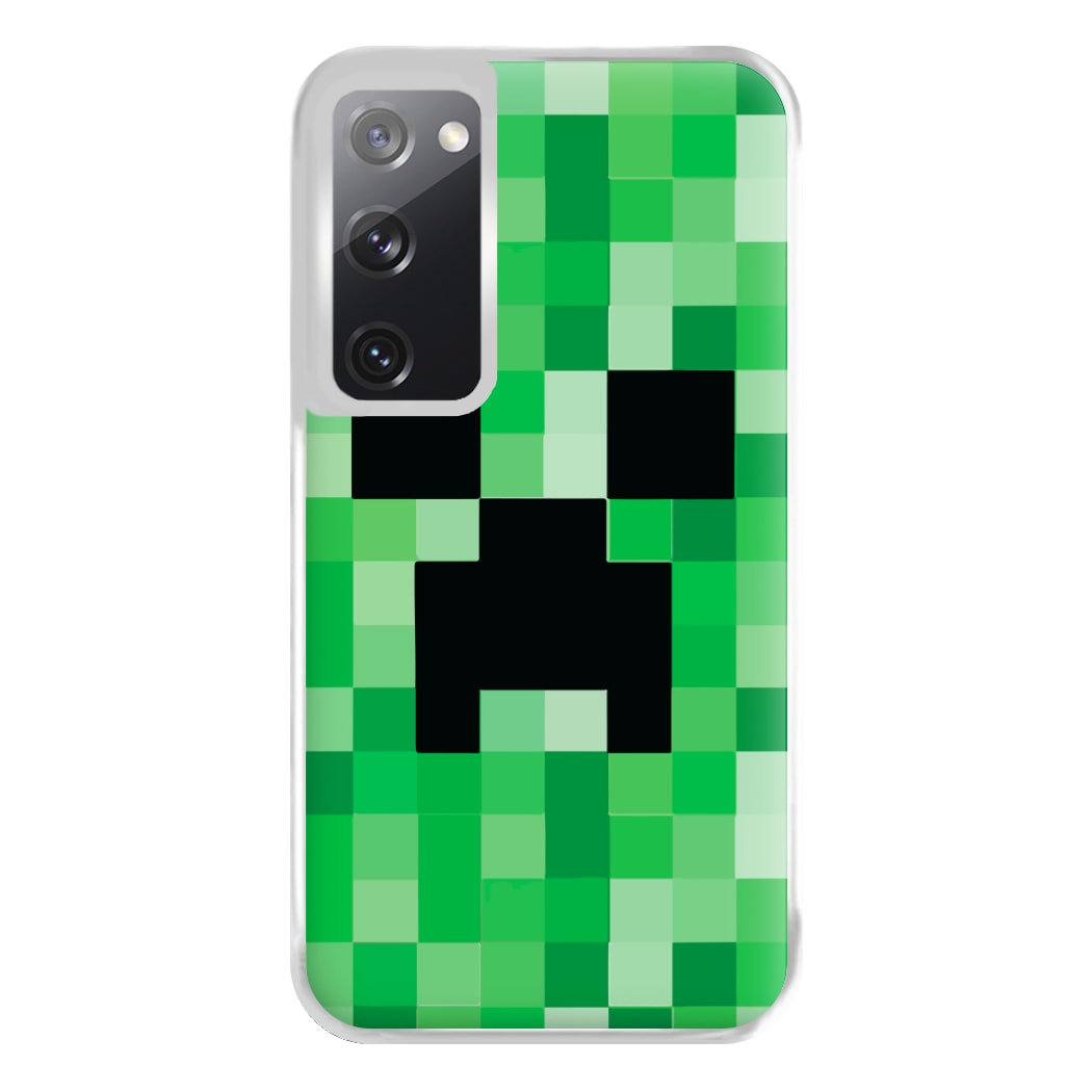 Creeper Face - Mining Phone Case for Galaxy S20FE