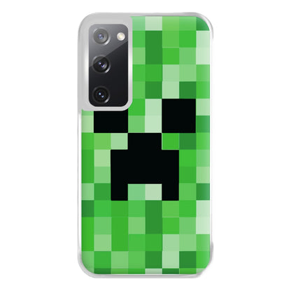 Creeper Face - Mining Phone Case for Galaxy S20FE