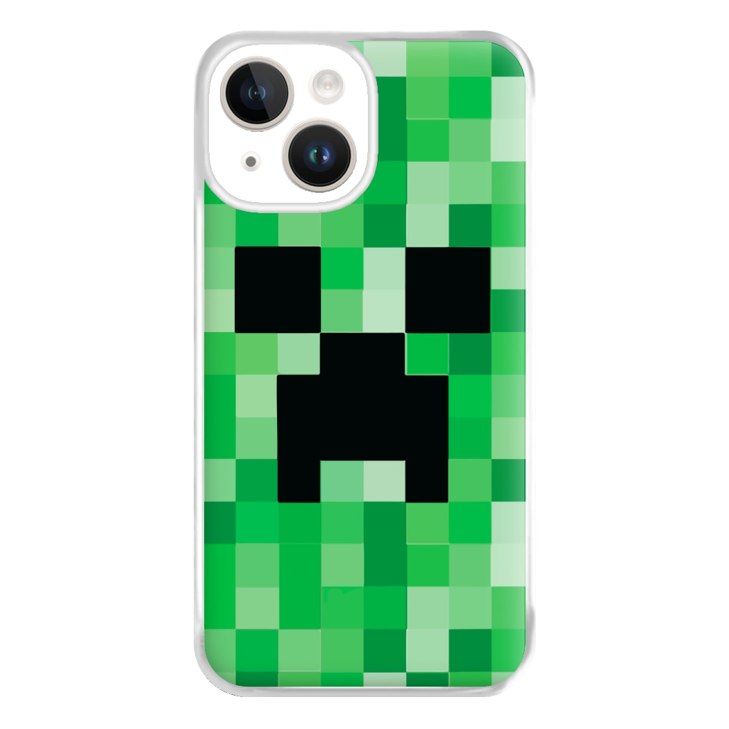 Creeper Face - Mining Phone Case for iPhone 14