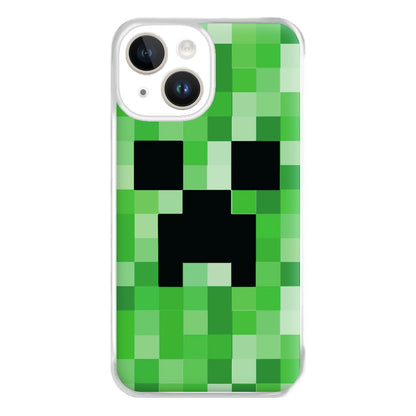 Creeper Face - Mining Phone Case for iPhone 14