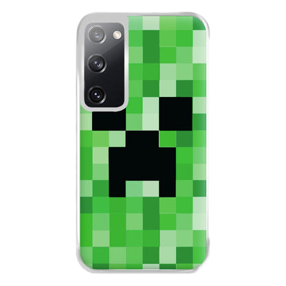 Creeper Face - Mining Phone Case for Galaxy S20