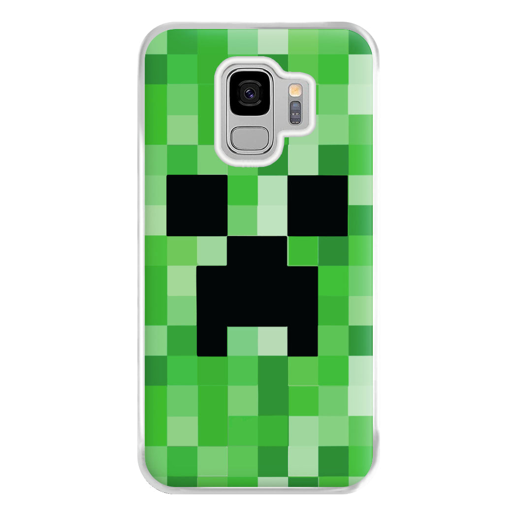 Creeper Face - Mining Phone Case for Galaxy S9 Plus