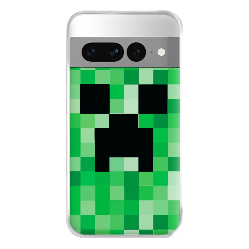 Creeper Face - Mining Phone Case for Google Pixel 7 Pro