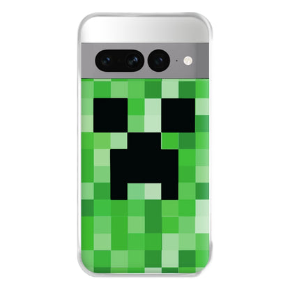 Creeper Face - Mining Phone Case for Google Pixel 7 Pro