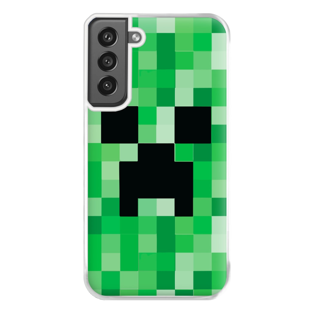 Creeper Face - Mining Phone Case for Galaxy S21FE