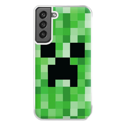 Creeper Face - Mining Phone Case for Galaxy S21FE