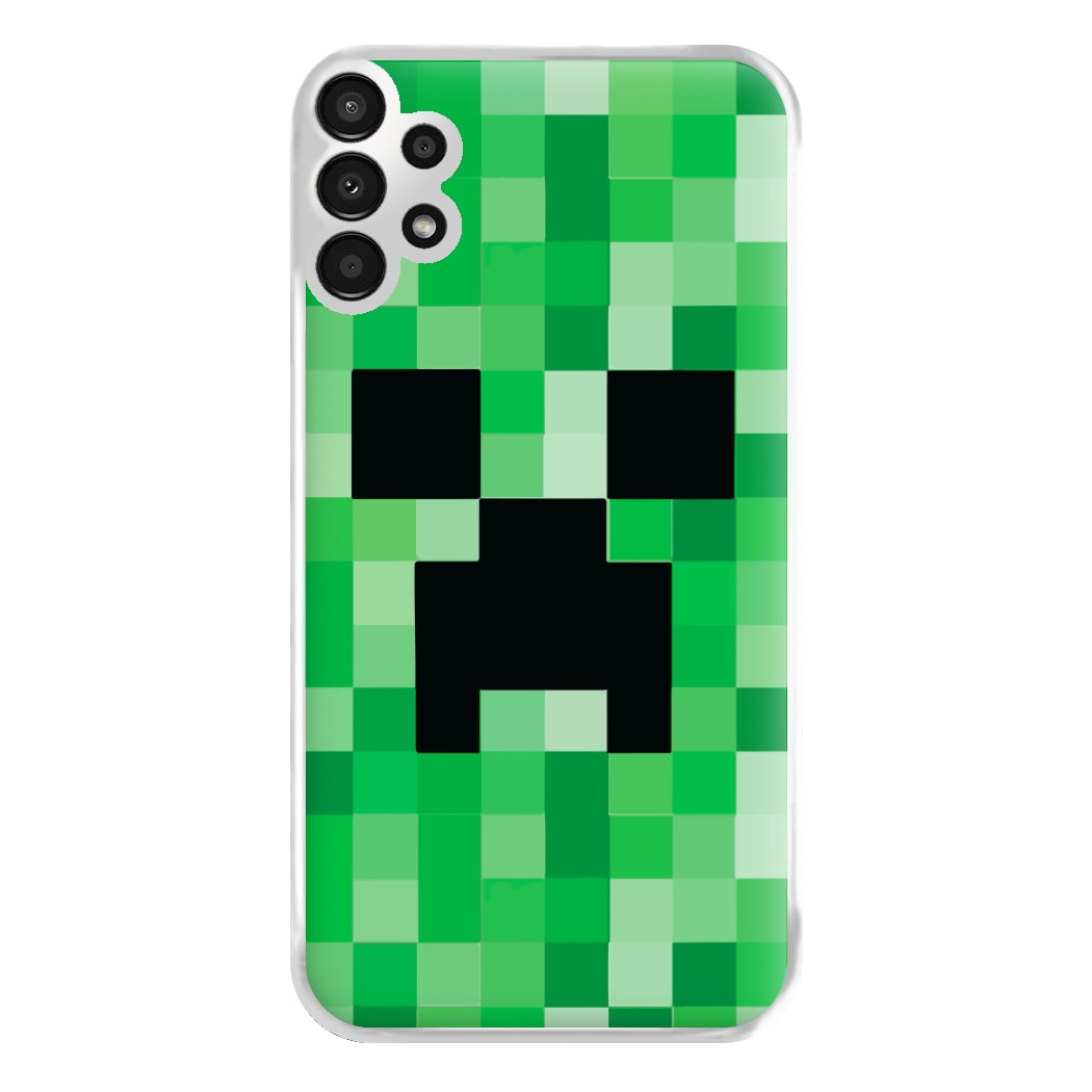 Creeper Face - Mining Phone Case for Galaxy A13