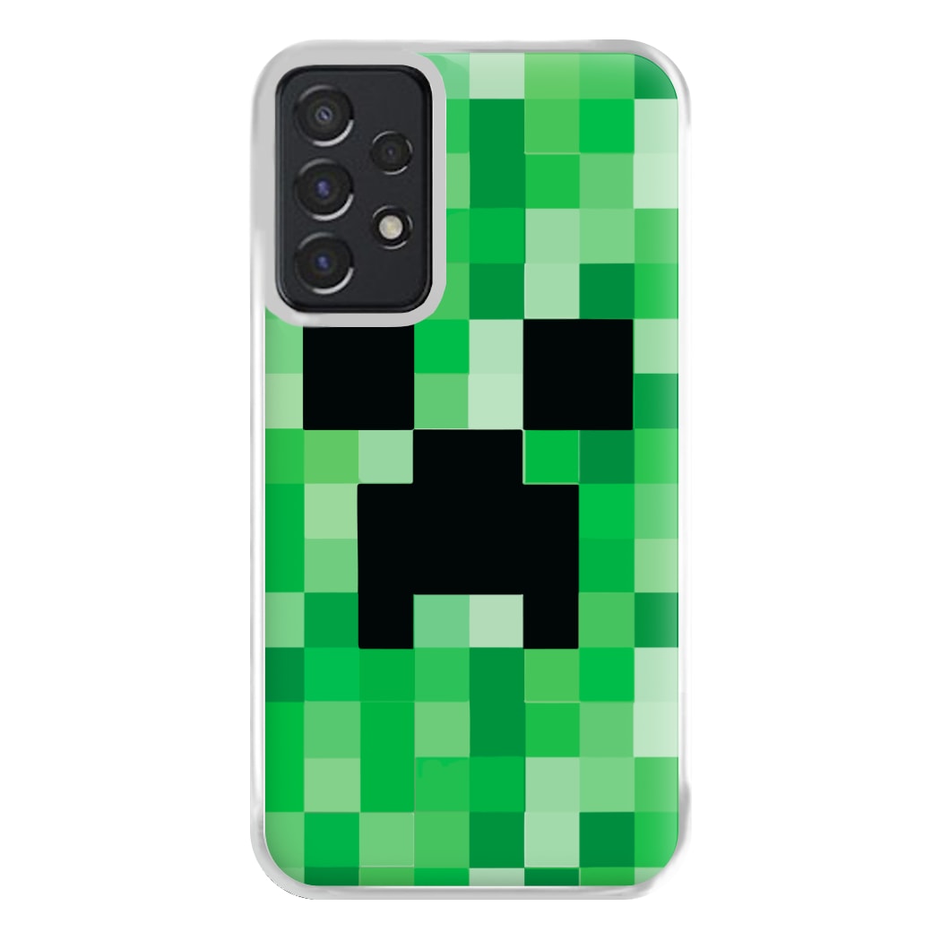 Creeper Face - Mining Phone Case for Galaxy A52 / A52s