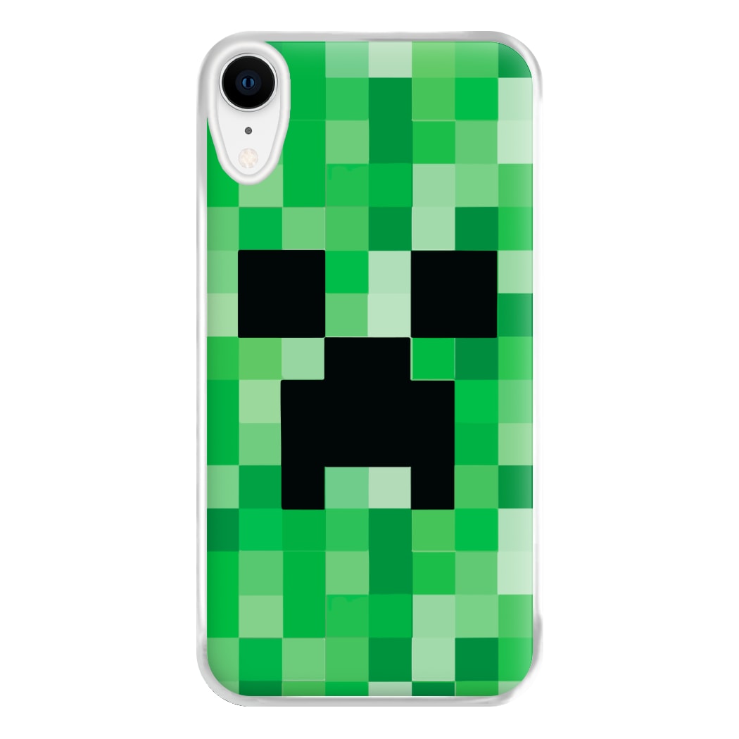 Creeper Face - Mining Phone Case for iPhone XR