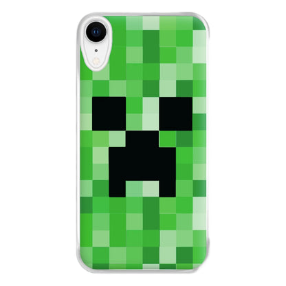 Creeper Face - Mining Phone Case for iPhone XR