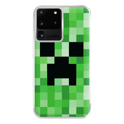 Creeper Face - Mining Phone Case for Galaxy S20 Ultra