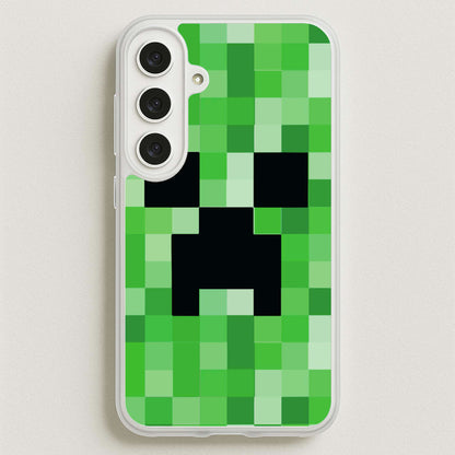 Creeper Face - Mining Phone Case for Galaxy S25FE