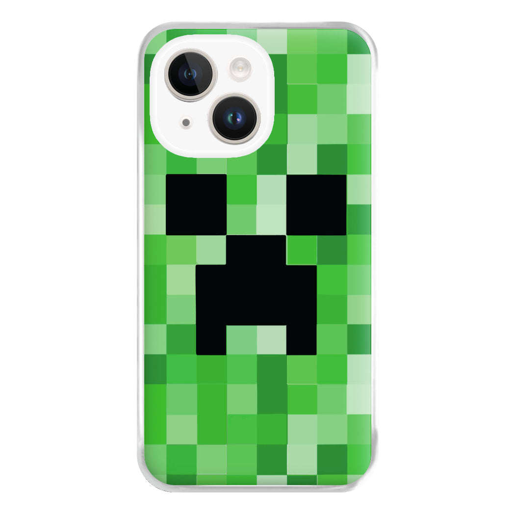 Creeper Face - Mining Phone Case for iPhone 14 Plus