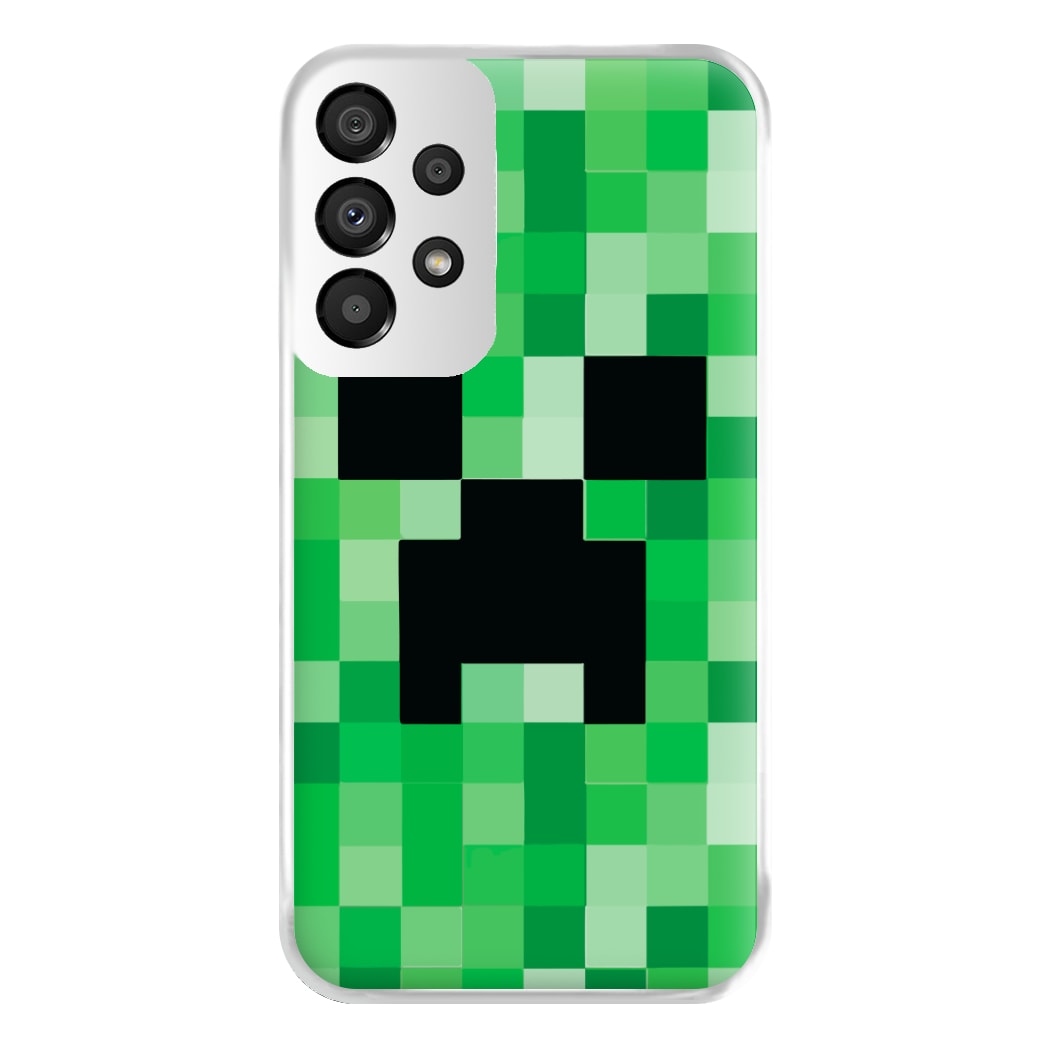 Creeper Face - Mining Phone Case for Galaxy A33