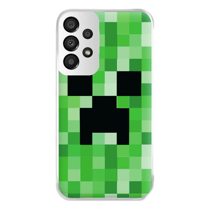 Creeper Face - Mining Phone Case for Galaxy A33