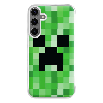 Creeper Face - Mining Phone Case for Galaxy S24FE