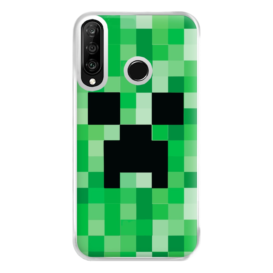 Creeper Face - Mining Phone Case for Huawei P30 Lite