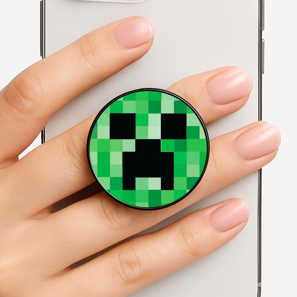 Creeper Face - Mining Phone Grip