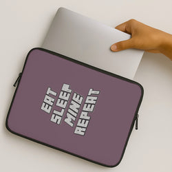 Eat Sleep Mine Repeat MacBook Case