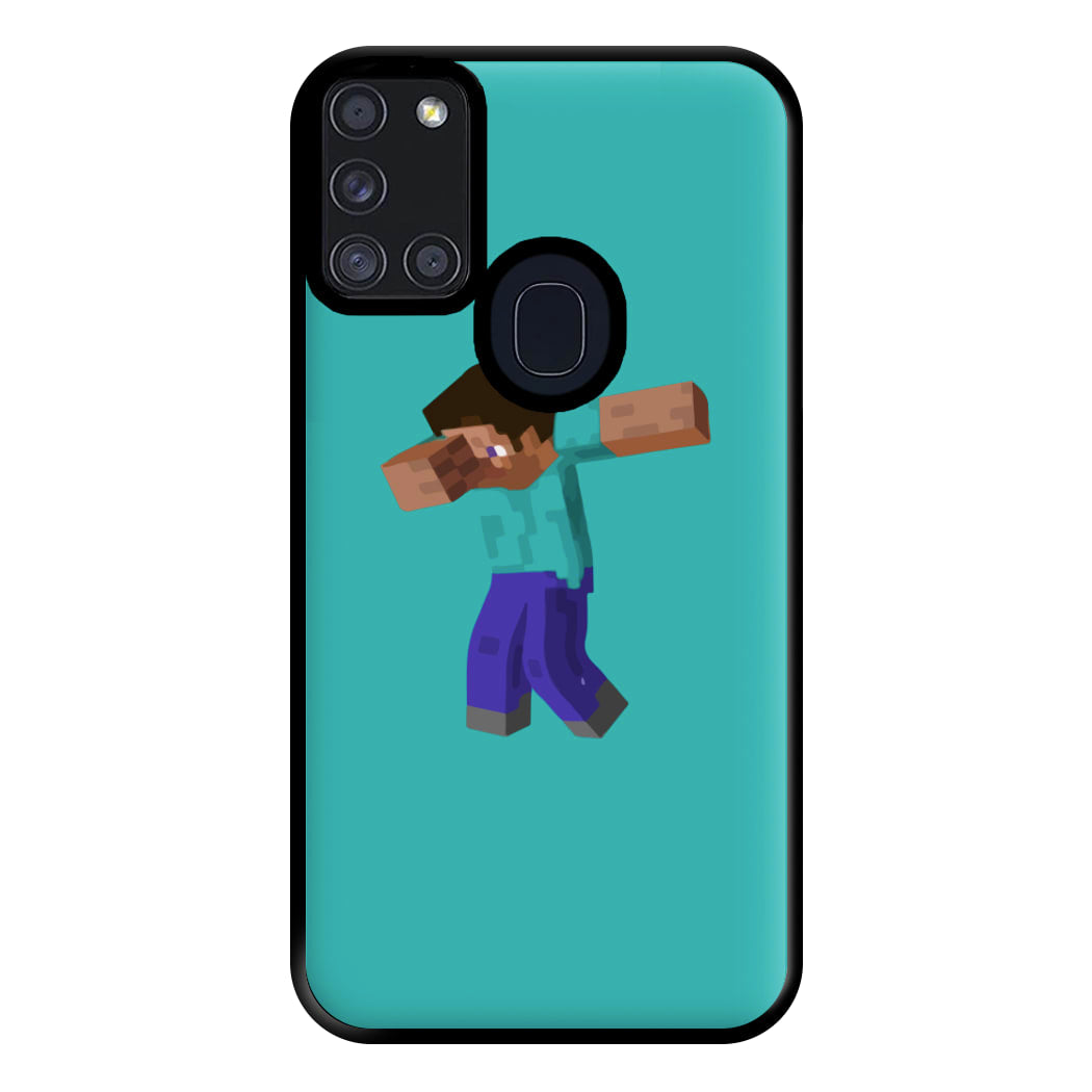 Steve Dab - Mining Phone Case for Galaxy A21s