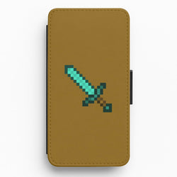 Diamond Sword - Mining Flip / Wallet Phone Case