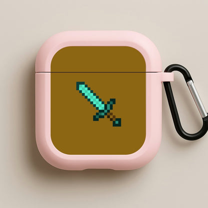 Diamond Sword - Mining Pink AirPods Case