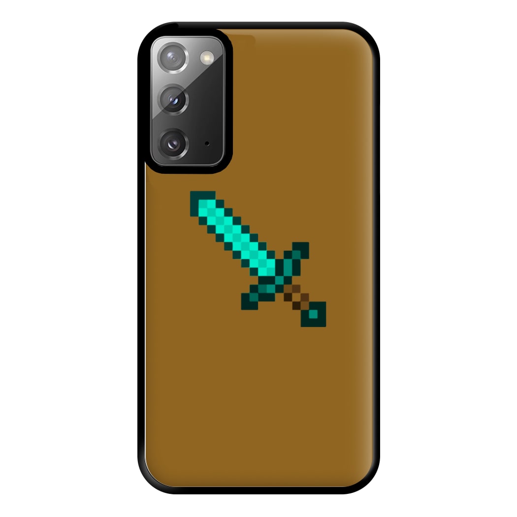 Diamond Sword - Mining Phone Case for Galaxy Note 20 Ultra