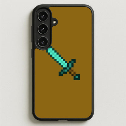 Diamond Sword - Mining Phone Case for Galaxy S25FE