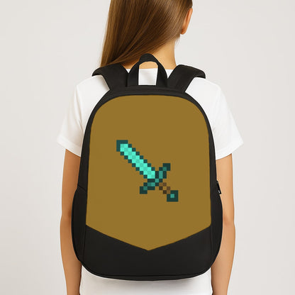Diamond Sword - Mining Large School Bag