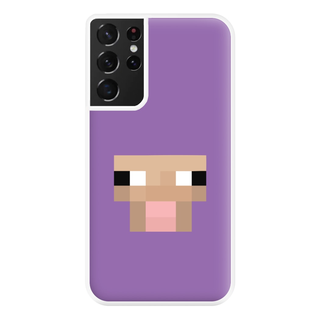 Purple Sheep Phone Case for Galaxy S21 Ultra