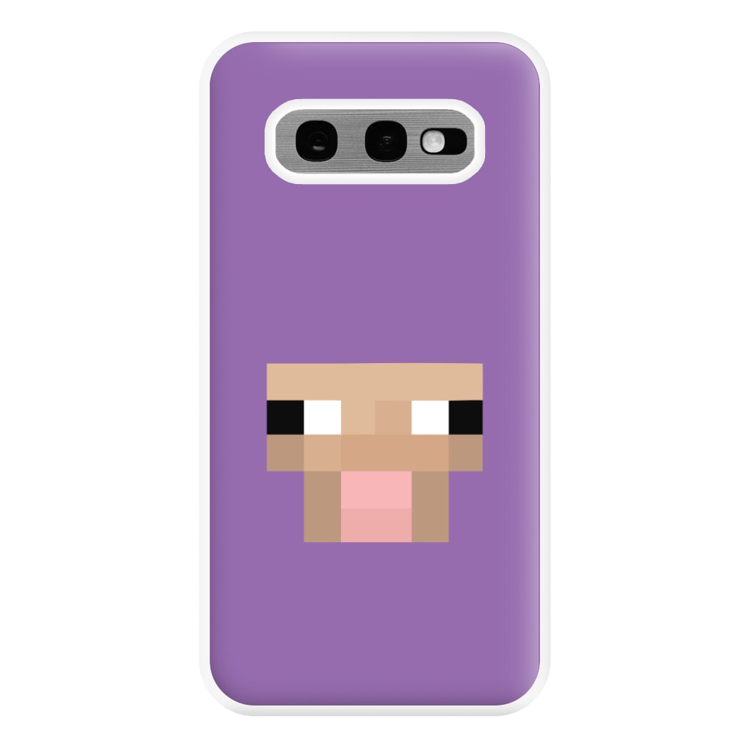 Purple Sheep Phone Case for Galaxy S10e