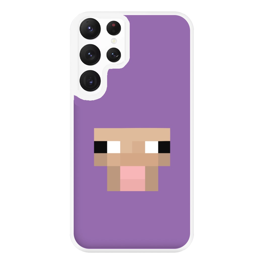 Purple Sheep Phone Case for Galaxy S22 Ultra