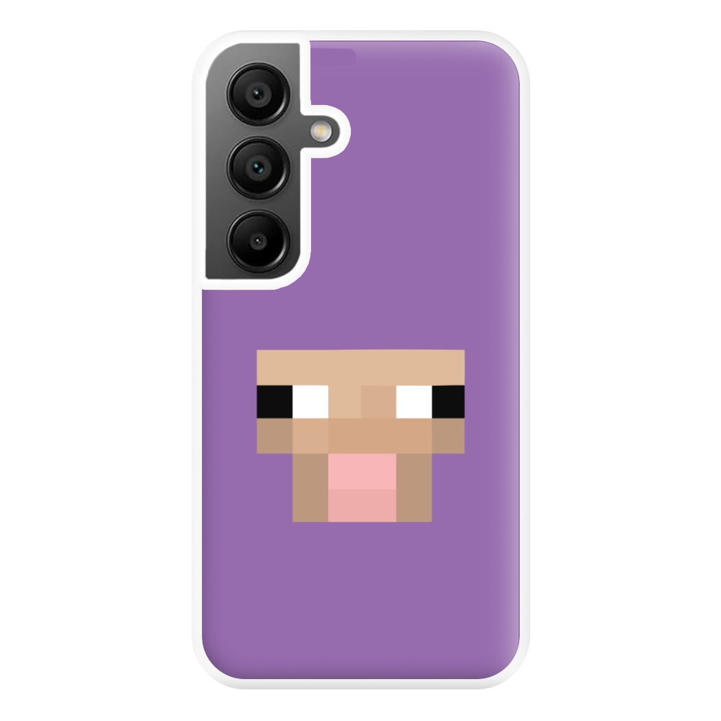 Purple Sheep Phone Case for Galaxy A55