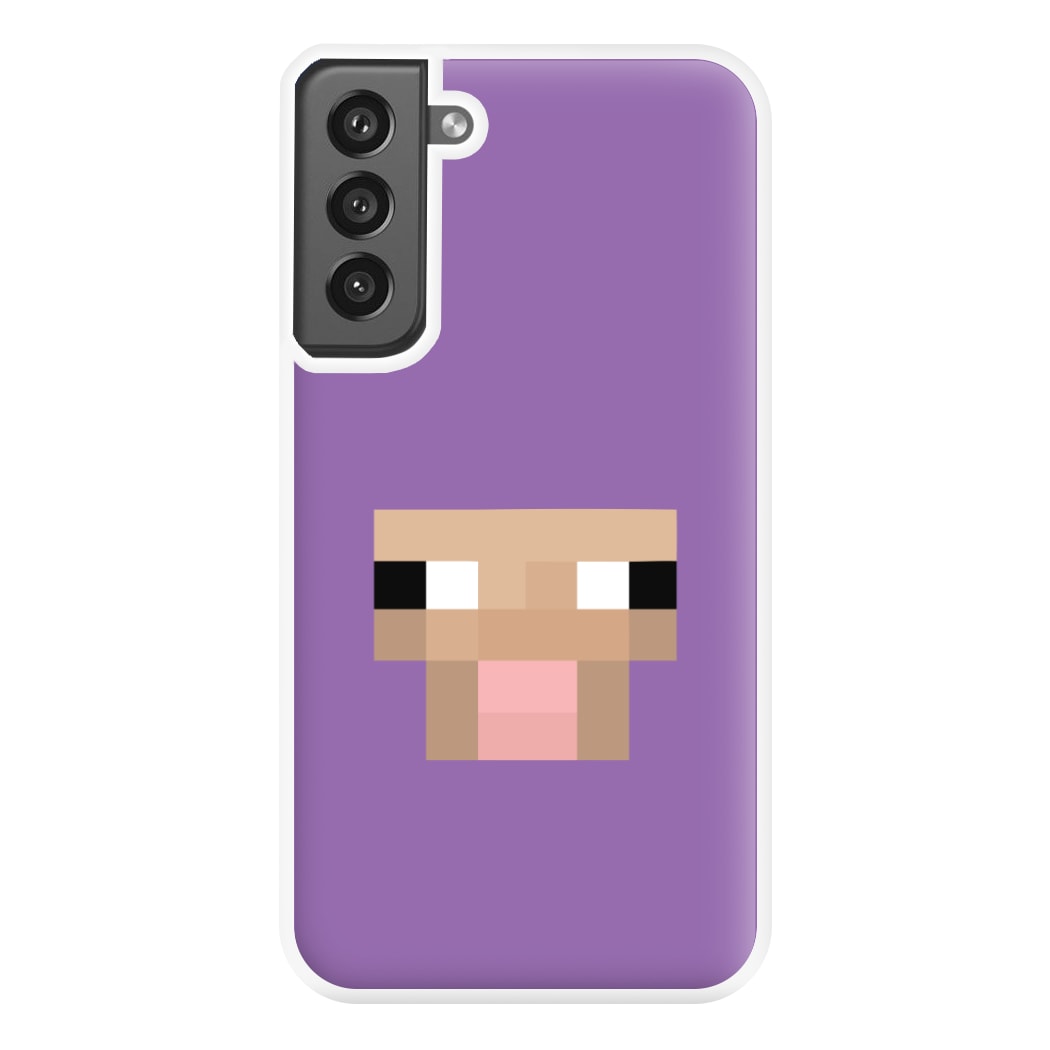 Purple Sheep Phone Case for Galaxy S21FE