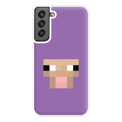 Purple Sheep Phone Case for Galaxy S21FE