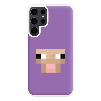 Purple Sheep Phone Case for Galaxy S23 Ultra