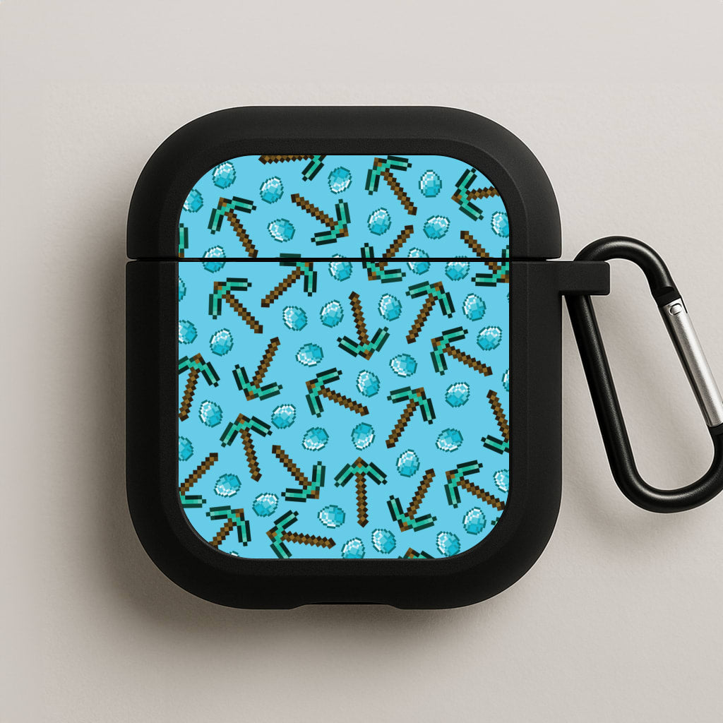 Diamond Axe Pattern AirPods Case