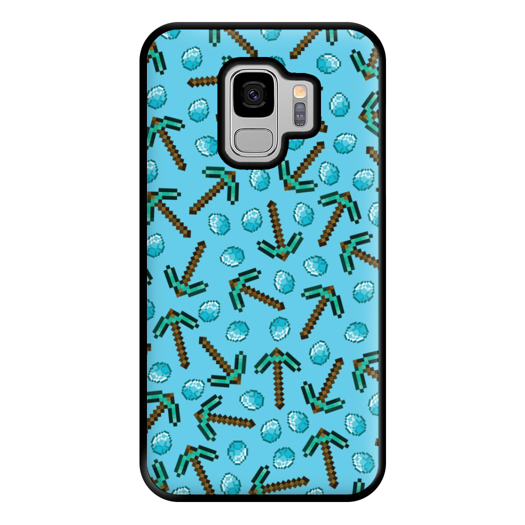 Diamond Axe Pattern Phone Case for Galaxy S9 Plus