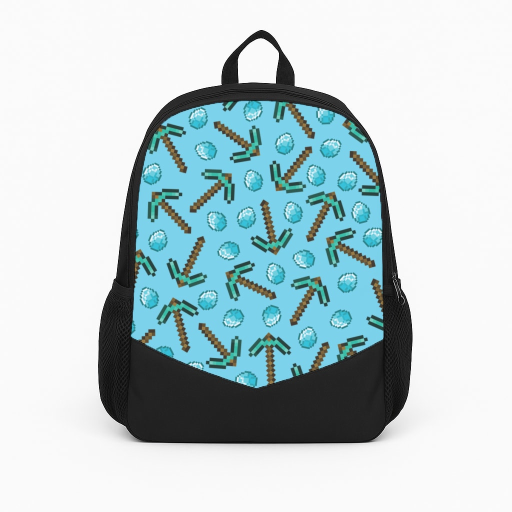 Diamond Axe Pattern Backpack
