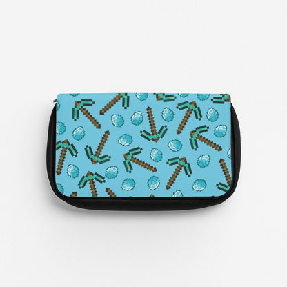 Diamond Axe Pattern Pencil Case