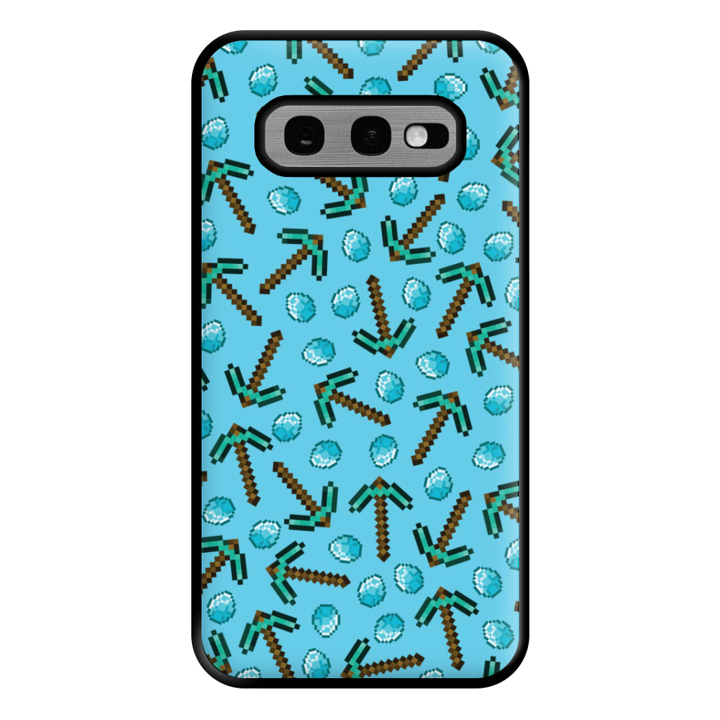 Diamond Axe Pattern Phone Case for Galaxy S10e