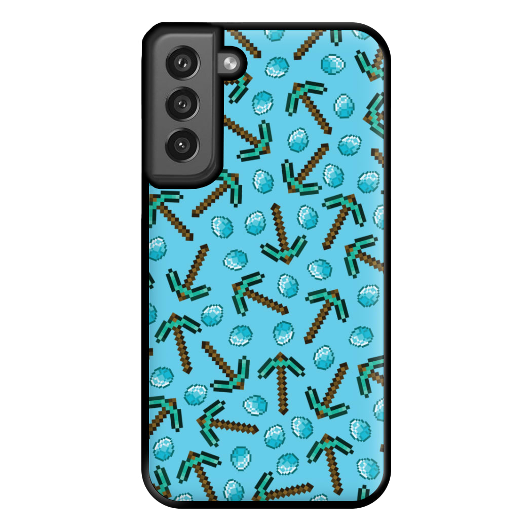 Diamond Axe Pattern Phone Case for Galaxy S21FE