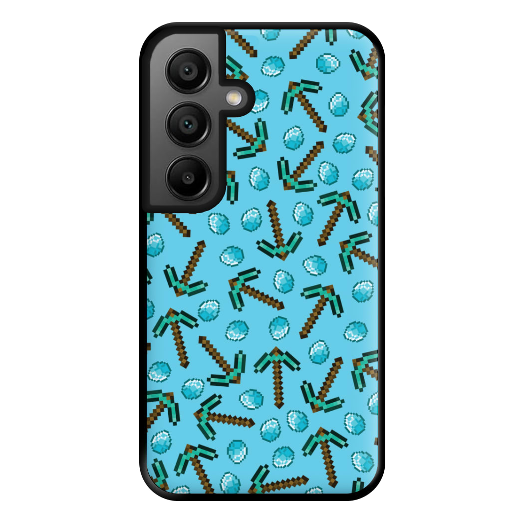 Diamond Axe Pattern Phone Case for Google Pixel 8