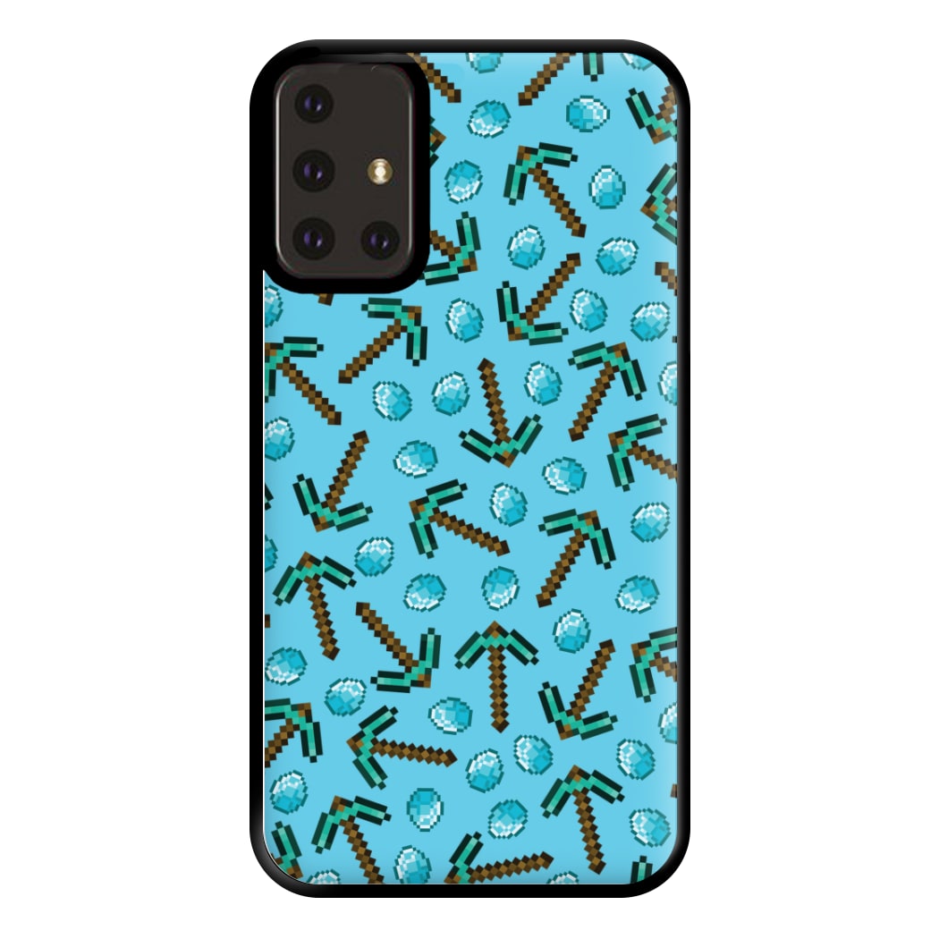 Diamond Axe Pattern Phone Case for Galaxy A71