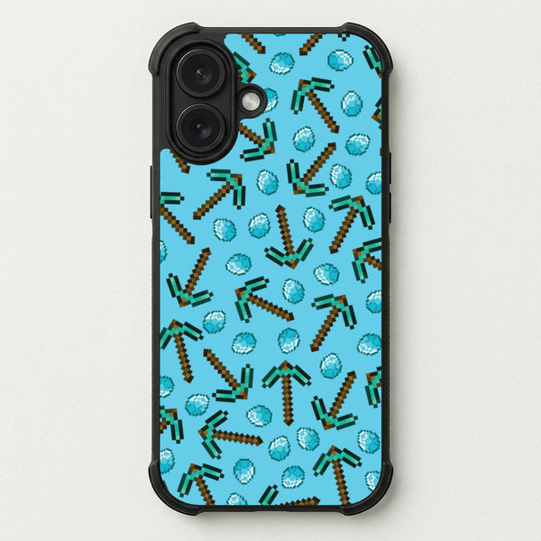 Diamond Axe Pattern Phone Case — Bumper case