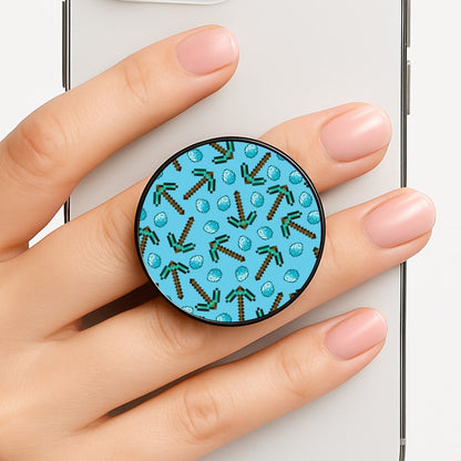 Diamond Axe Pattern Phone Grip