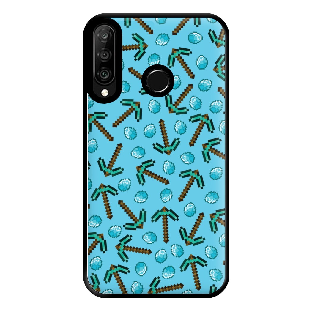 Diamond Axe Pattern Phone Case for Huawei P30 Lite